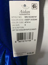 Aidan Mattox Women's Off The Shoulder Ruffle Sheath Dress Deep Ocean Size 6