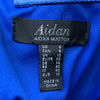 Aidan Mattox Women's Off The Shoulder Ruffle Sheath Dress Deep Ocean Size 6