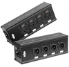 4CH Audio/DMX Over Network Cable Extender KXNE8F-4F RJ45 to XLR Female 2 Pack