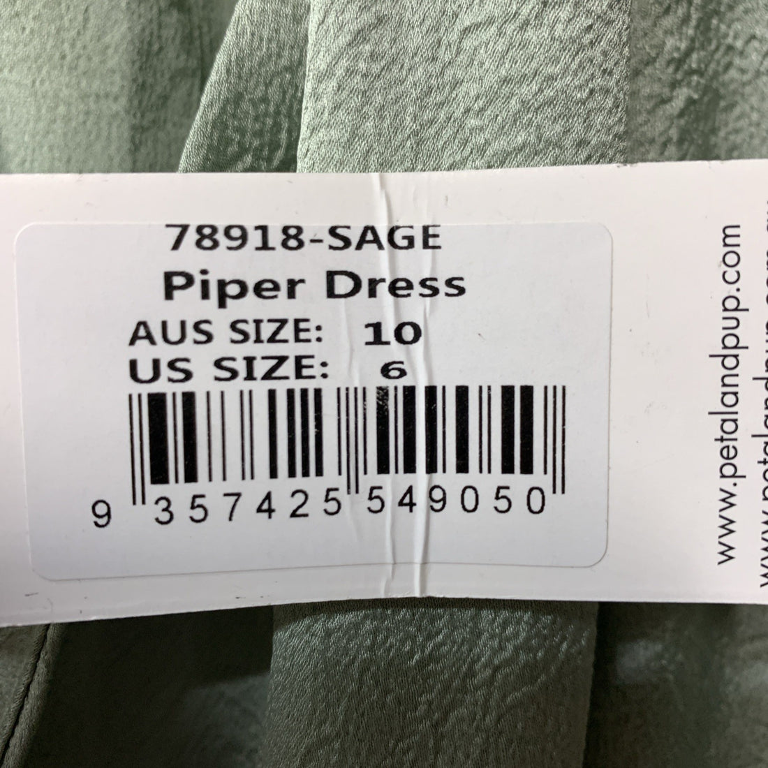 Petal and Pup Piper Dress Short Sleeves Cocktail Party Elasticised Cuff Size 6