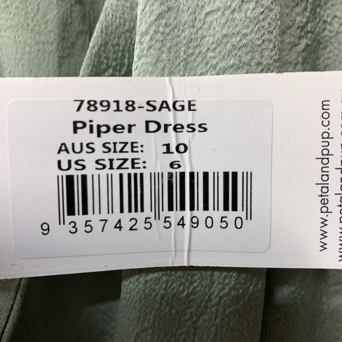 Petal and Pup Piper Dress Short Sleeves Cocktail Party Elasticised Cuff Size 6