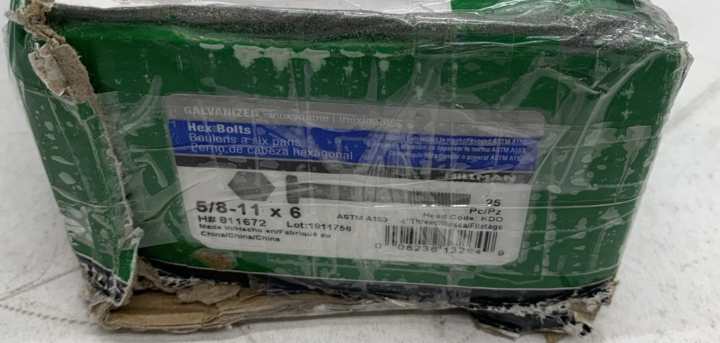 The Hillman Group 811672 Hex Bolts 5/8-11