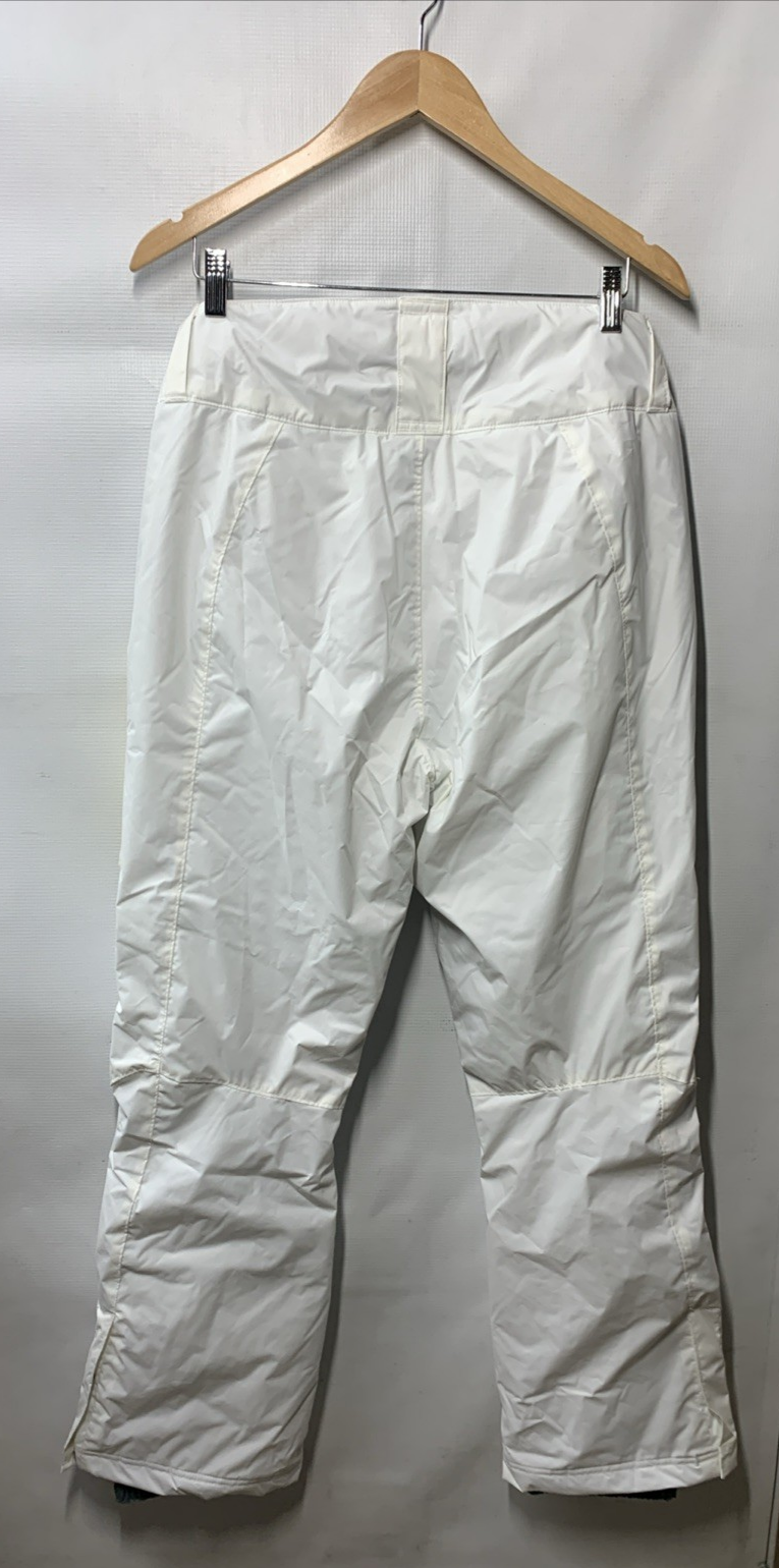 Columbia Women's Active Snow Long Ski Pants 1798340 White with Pockets Size S