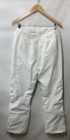 Columbia Women's Active Snow Long Ski Pants 1798340 White with Pockets Size S