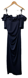 Xscape 3856XW Women's Long Off The Shoulder Scuba Crepe Formal Dress Size 16W