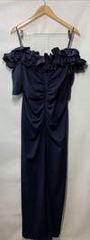 Xscape 3856XW Women's Long Off The Shoulder Scuba Crepe Formal Dress Size 16W