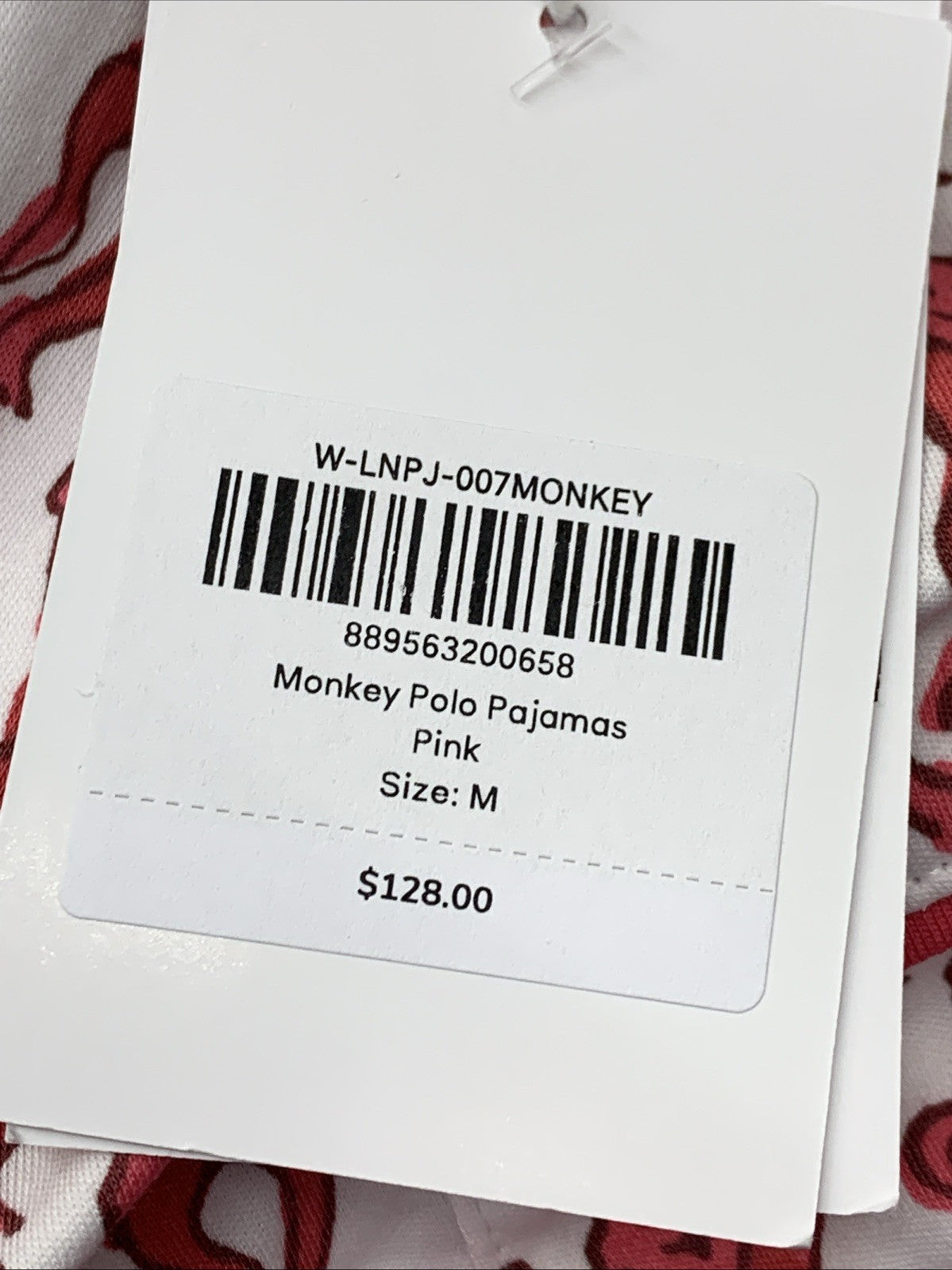 Rollar Rabbit Monkey Polo & Pajamas Sleepwear 100% Pima Cotton W-LNPJ-007 Medium