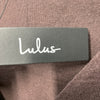Lulus Women's Harlan Midi Sweater Dress Long Sleeve V-Neck Wrap Style Size XL