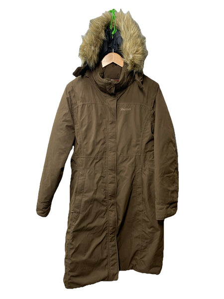 MARMOT Varma Jacket Long Sleeve Hooded 650 Fill with Pockets Size Large