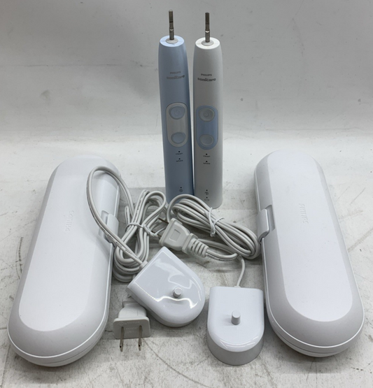 Philips Sonicare Optimal Clean Rechargeable HX686P & HX686F LOT of 2 - FOR PART