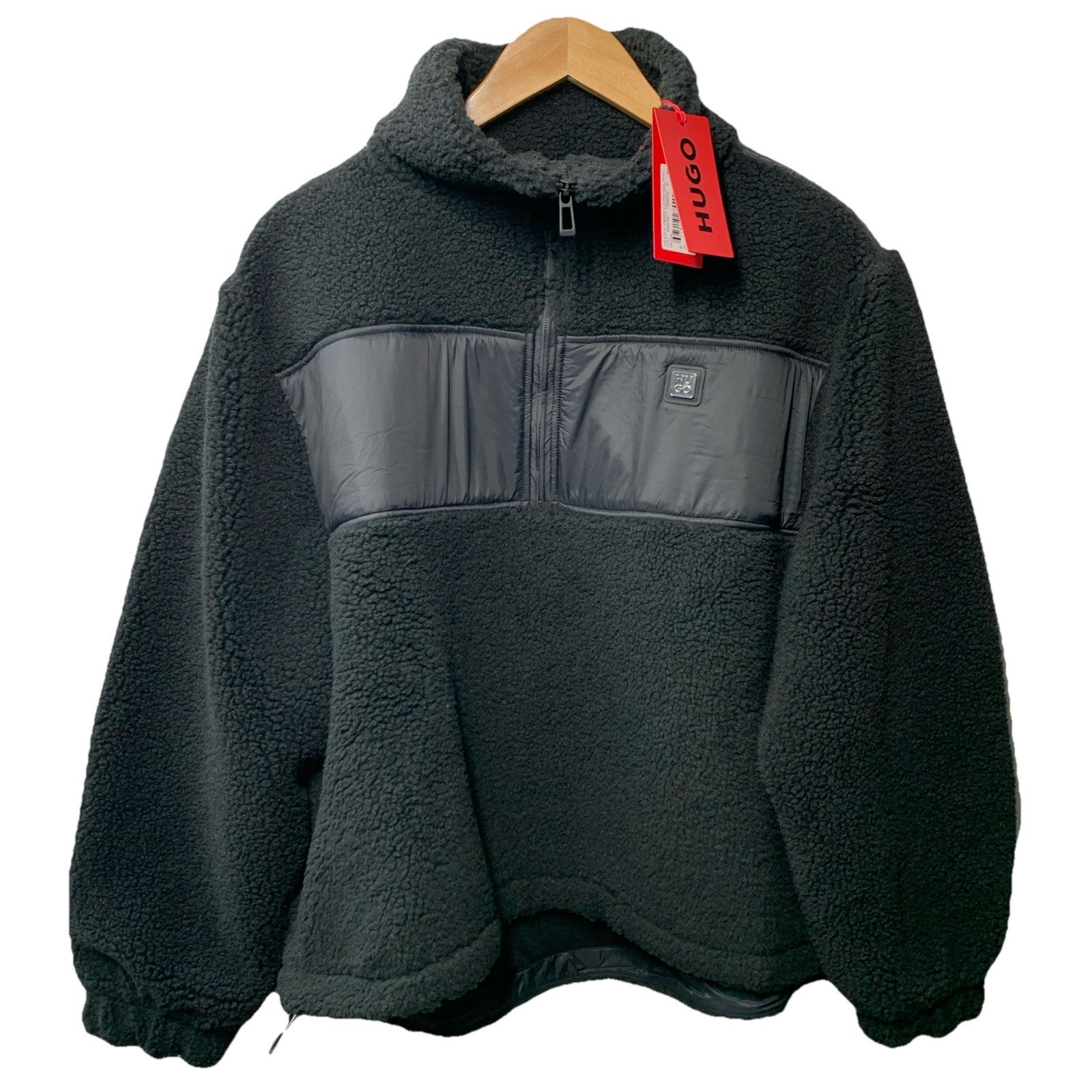 HUGO Women's Dachilla Sweatshirt Long Sleeve 50500381 Casual Size Small Black