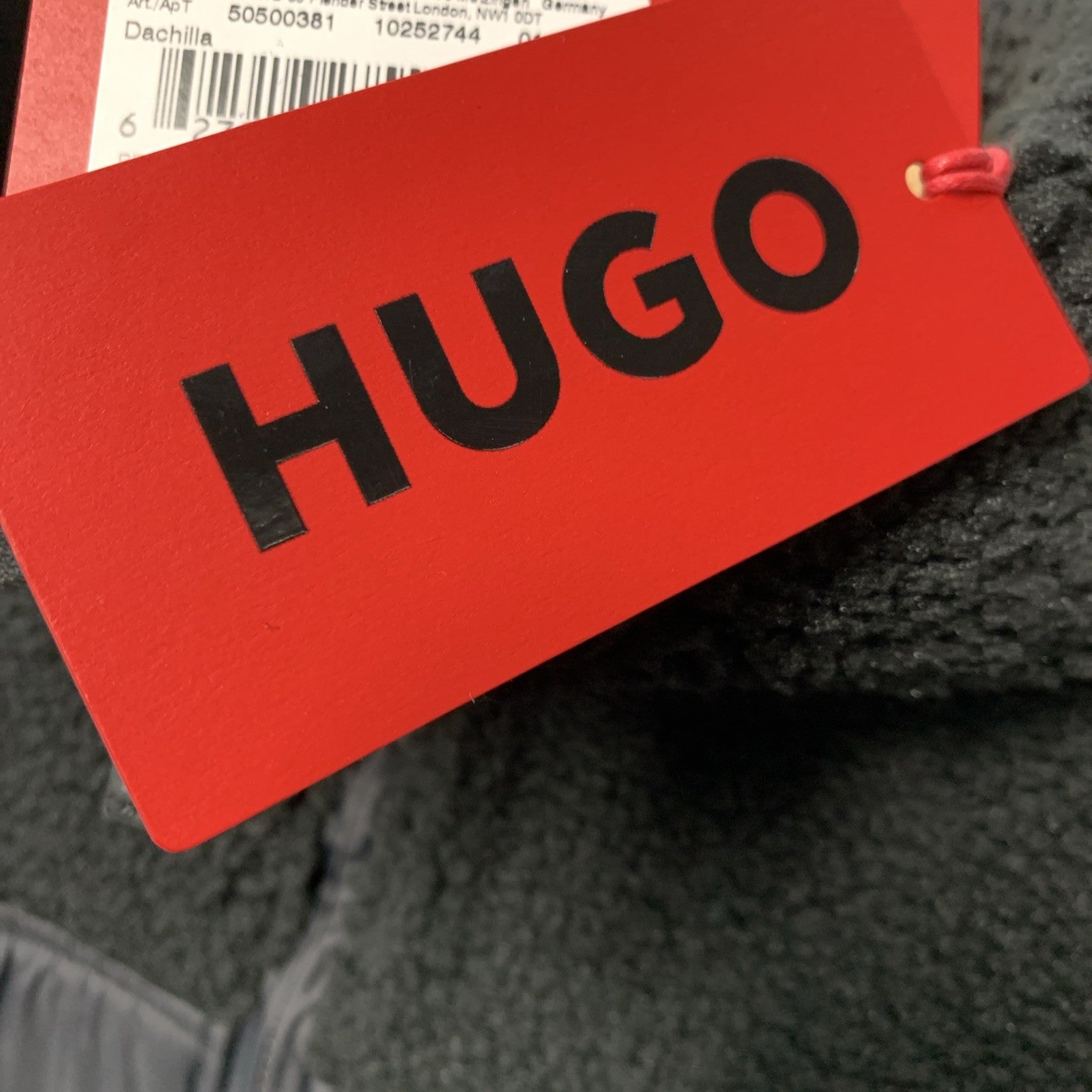 HUGO Women's Dachilla Sweatshirt Long Sleeve 50500381 Casual Size Small Black