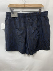 Royalty For Me Techo Men's Large Navy Blue AB001 Tie Dye Short 4 Way Stretch