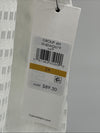 Calvin Klein Women's Short Sleeve Jaquard V-nevk Top White W4DAQ679 Size 3X