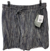Royalty For Me Shorts Womens Medium Multi Striped Linen Pockets Drawstring Sz M