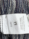 Royalty For Me Shorts Womens Medium Multi Striped Linen Pockets Drawstring Sz M