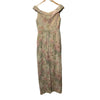 Adrianna Papell Women's Off Shoulder Matelasse Gown Formal Evening Rose Multi, 6