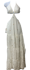 Maaji Freya Maxi Dress Sea Life Cocktail, Wedding Summer Resort Large White
