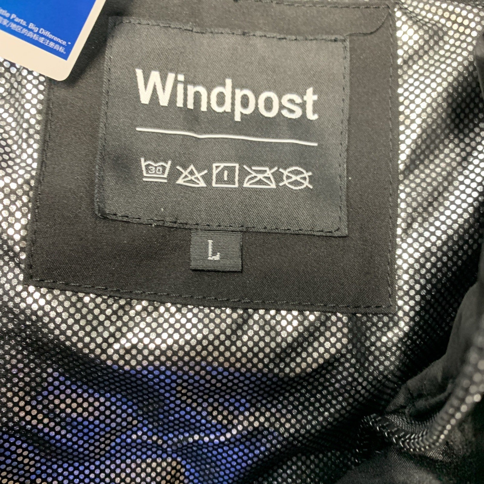 Windpost Heated Jackets Women's Jacket Long Sleeve Coat Size Large Black w/Case