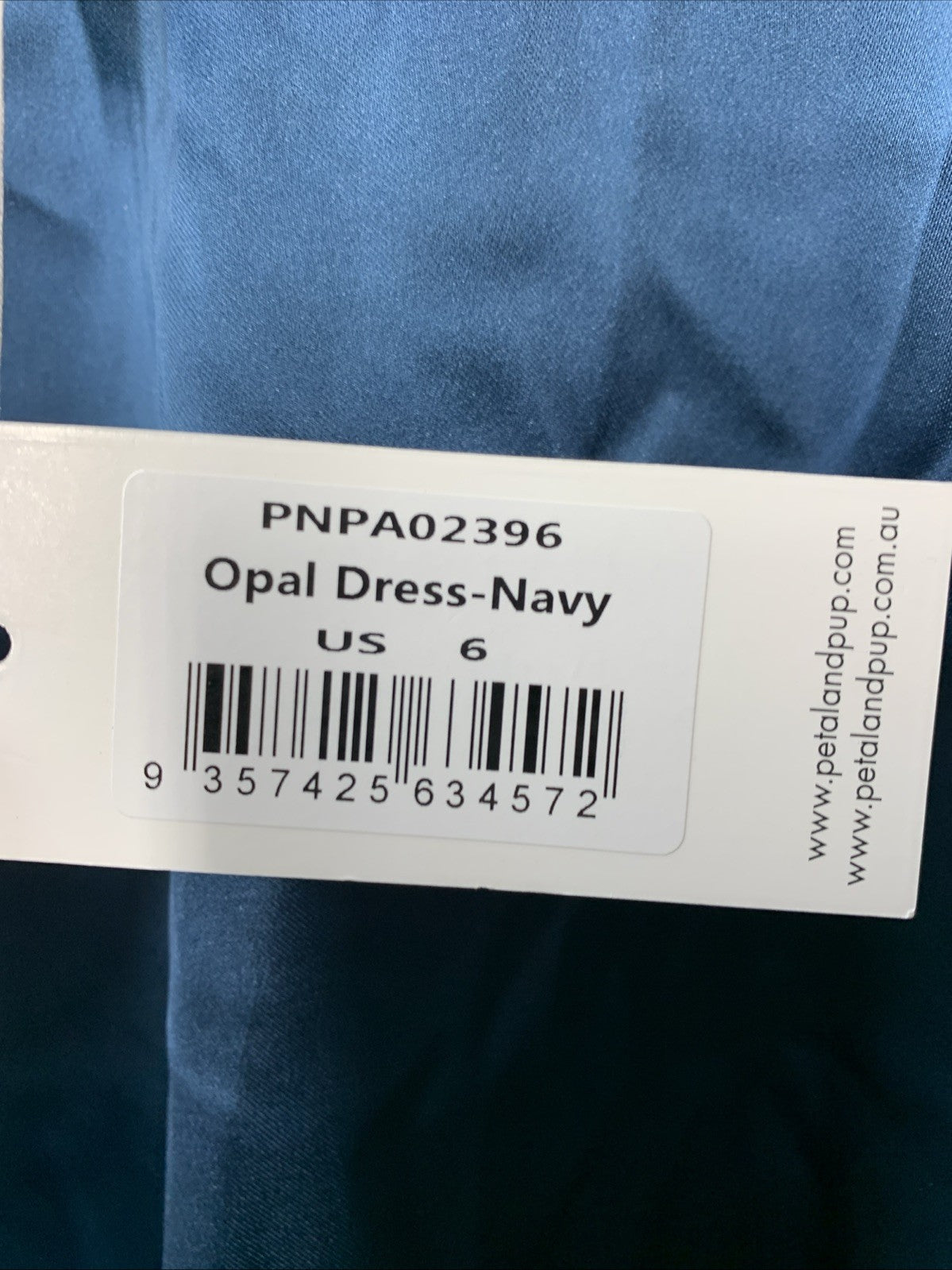 Petal and Pup Women's Opal Mini Dress with Back Zip and Long Sleeves Size 6