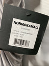 Norma Kamali Women's Silver Ruched V-Neck Mini Dress Evening Party Size S/36