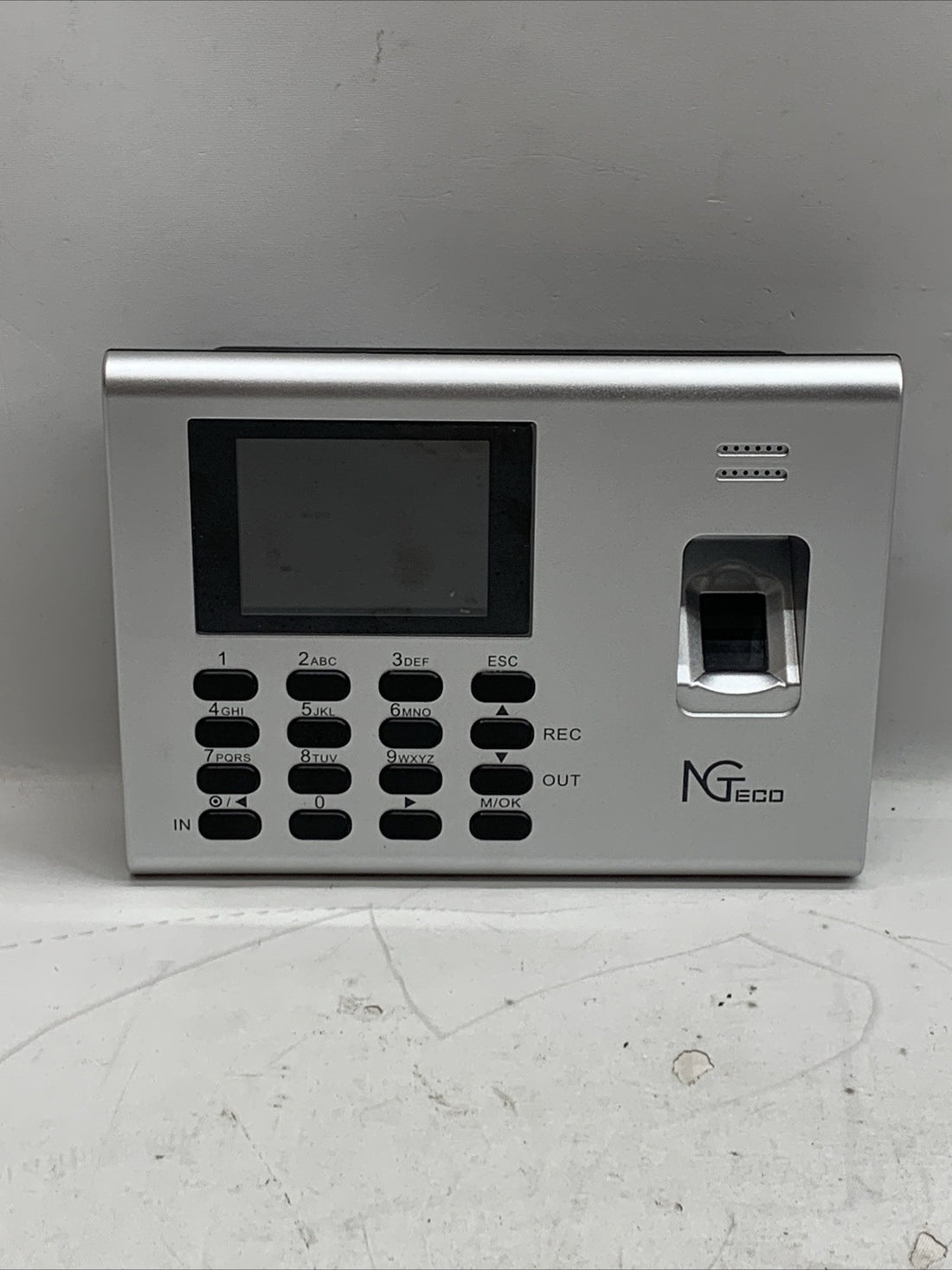 NGTeco K4 2.8" Time Clock-Auto Punch in&Out for Employees Small Business Read