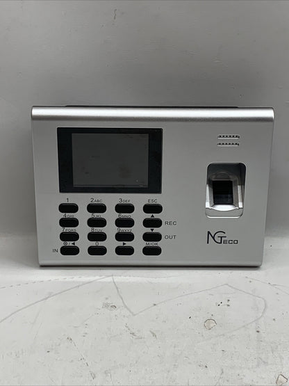 NGTeco K4 2.8" Time Clock-Auto Punch in&Out for Employees Small Business Read