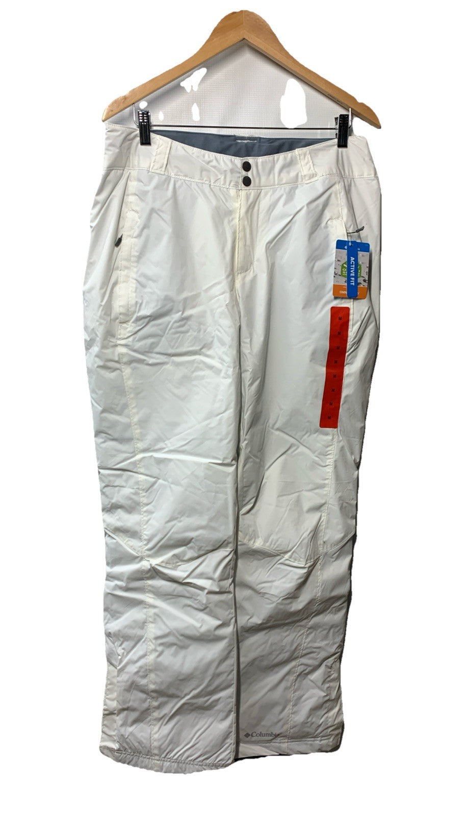 Columbia Sportwear Women's 1798340 Long Ski Trouser Long Pant White Size Medium