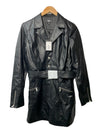 Paige Strada Moto Dress Women's Black Belted Zip Pockets Long Sleeve Size 6