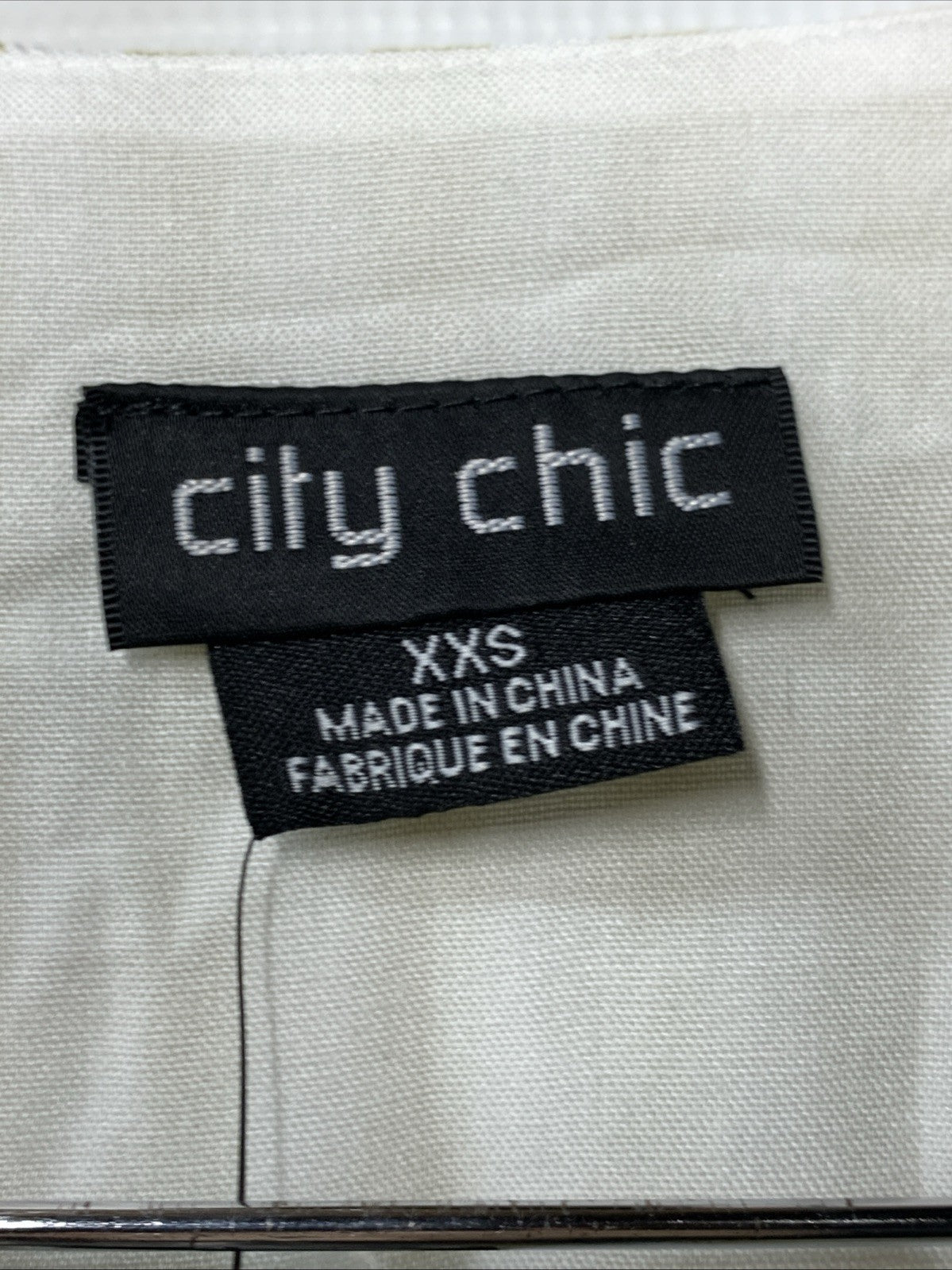 City Chic Women's Dress Charli Stripe Midi V-neck Button Elegant Size 12
