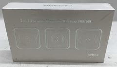 UCOMX Nano 3 in 1 Portable Magnetic Wireless Charger Black for Multple Device
