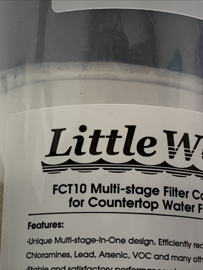 iSpring LittleWell FCT10 Multi-stage Filter Cartridge fr Countertop Water Filter