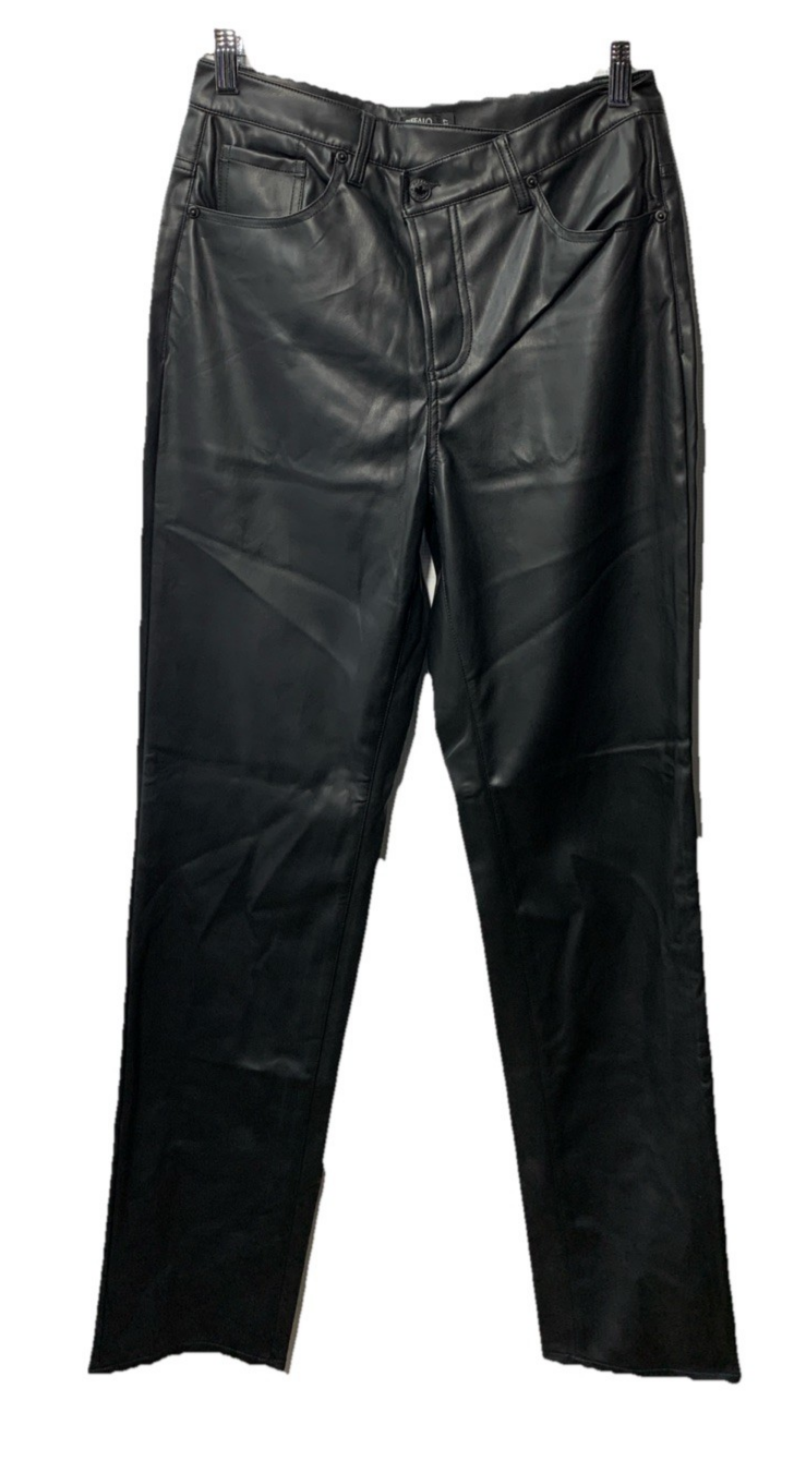 Buffalo David Bitton Women's Hi Rise Straight Jean BL15851 Pant Size 27 Black