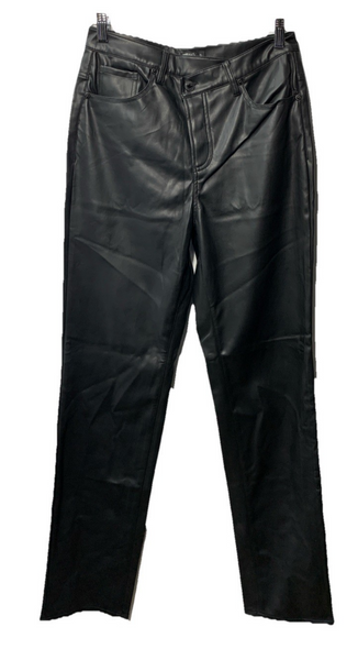 Buffalo David Bitton Women's Hi Rise Straight Jean BL15851 Pant Size 27 Black