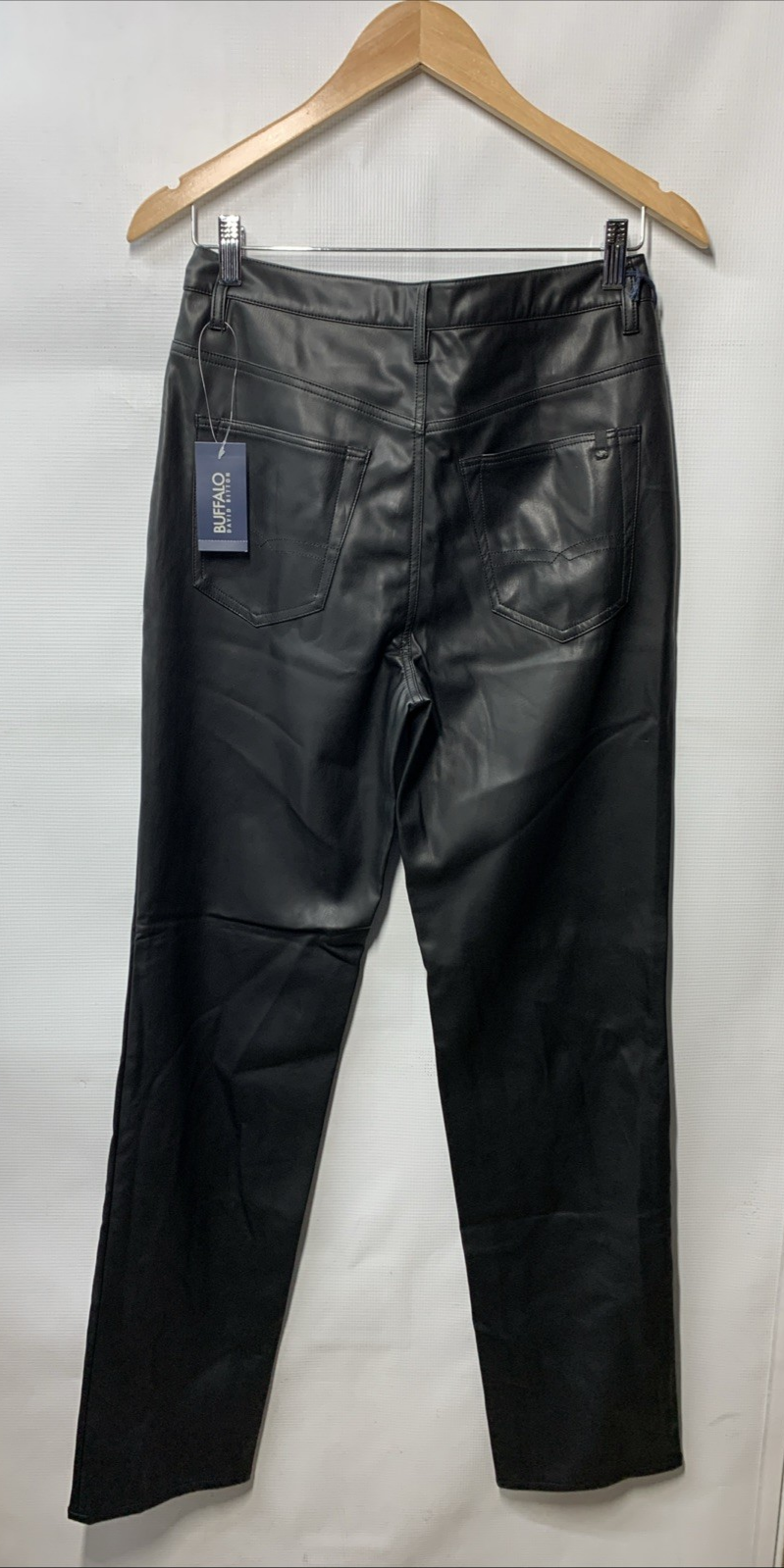 Buffalo David Bitton Women's Hi Rise Straight Jean BL15851 Pant Size 27 Black