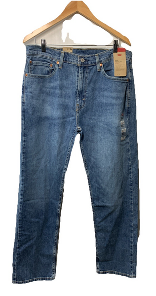 Levi's Men's 505 Regular Fit Straight Leg Jeans Long Pants Eco Ease Size 34x30