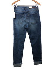 BLANKNYC The Bond Mid Rise Skinny Jeans Long Pant Denim Slim Blue with Pocket 29