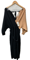 Petal & Pup Womens Nate Dress Evening Date Night V-neck Wide Long Sleeve Size 12