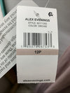 Alex Evenings Women's Long Lace Top Empire Waist Dress 3/4