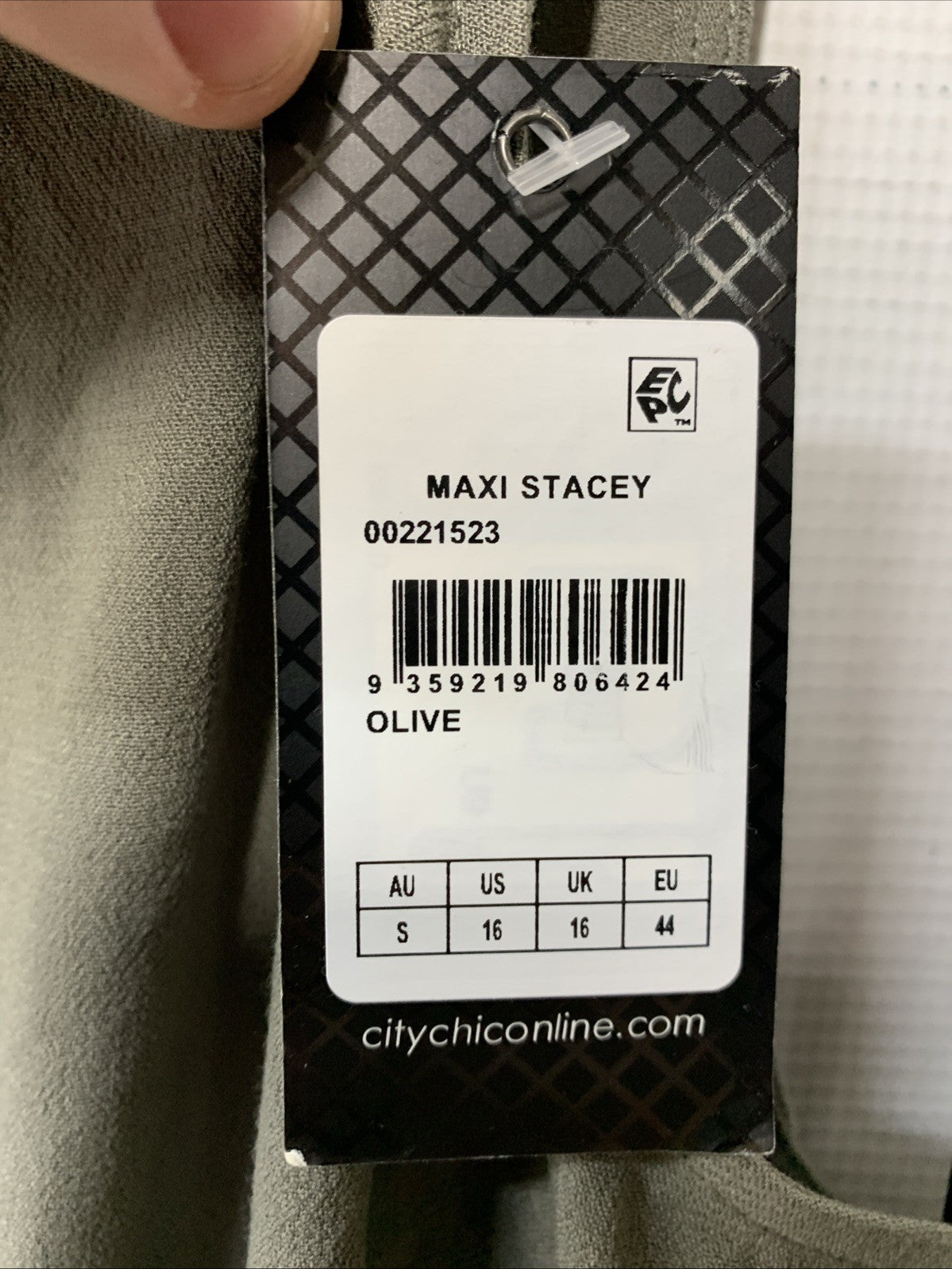City Chic Women's Plus Size Stacey Maxi Dress Sleeveless Halter Neck Size 16