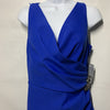Alex Evenings Sleeveless Dress V-neck Royal Blue Formal Wedding 134005 Size 10