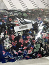 Adrianna Papell Gown Metallic Pleated Halter Floral Maxi Sleeveless Size 10