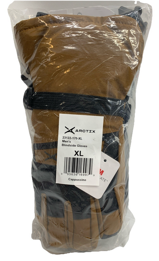 Arctix Men's Blindside Gloves Cappuccino 23122 X-Large for Skiing Snowboarding