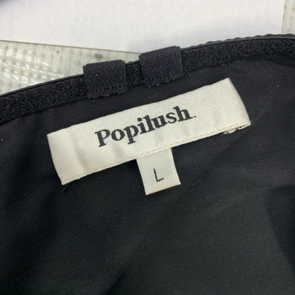 Popilush Shapewear Bodysuits Lace Corset Tops Tummy Control Size Large Black