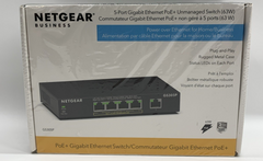 NETGEAR Business 5 Port Gigabit Ethernet PoE Unmanaged Switch 4 x PoE+ @ 63W
