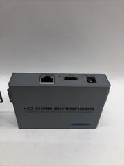 HDMI KVM USB Extender 2-Pack, Full HD 1920x1080 Video and USB Extension