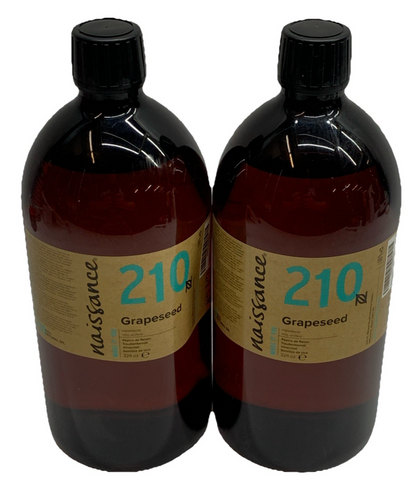 GRAPESEED OIL CARRIER COLD PRESSED 100% PURE 32 OZ grape seed Massage Lot Of 2