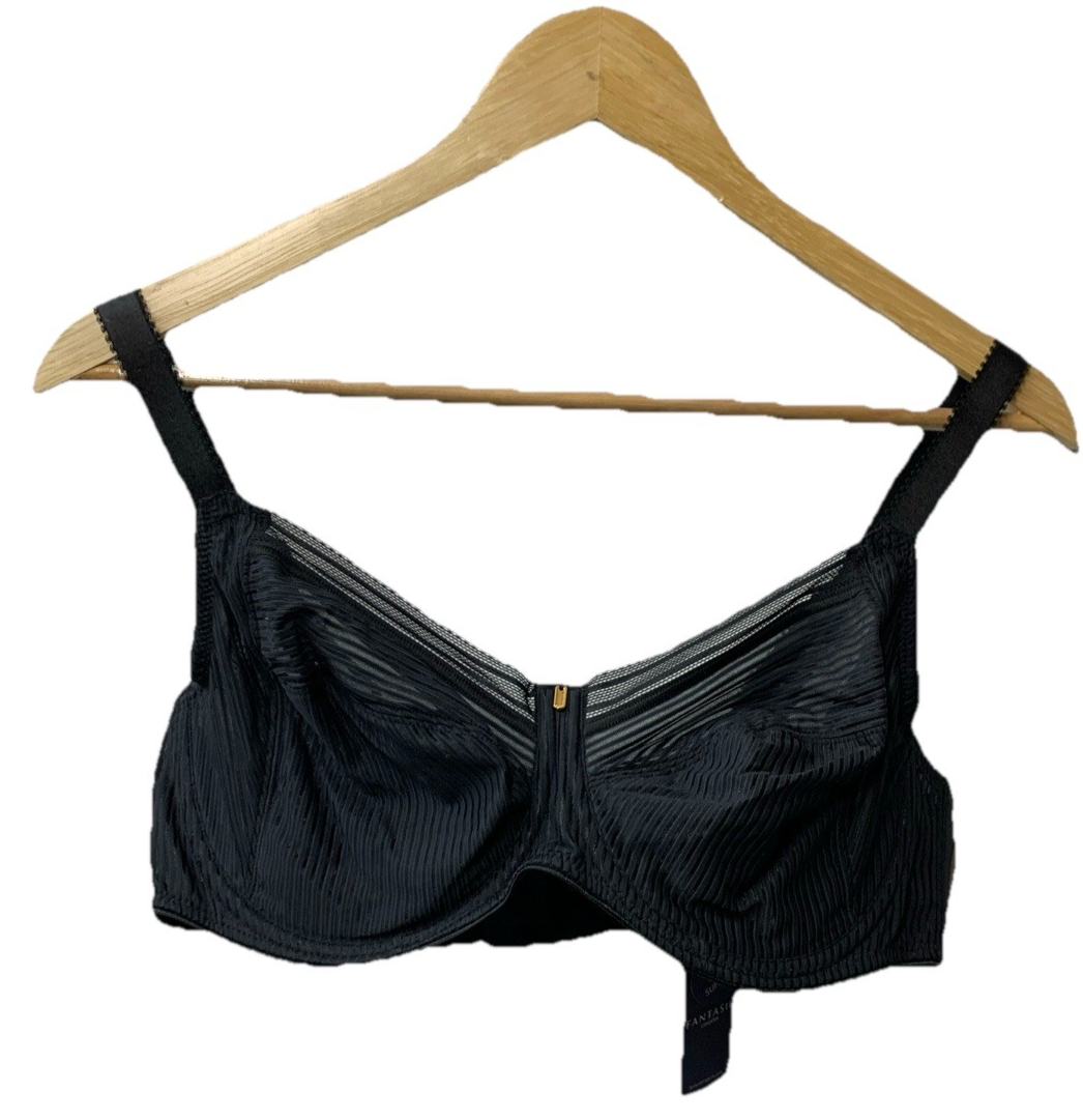 Fantasie 3091 Fusion Full Cup Side Support Unlined Underwire Bra Black 38DD