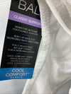 Bali Women's 34C Stay In Place Double Classic Support Wire-Free Bra White DF3820