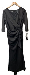 Alex Evenings Women's Stretch Scuba Crepe Dress with Surplice Neckline Size 10P